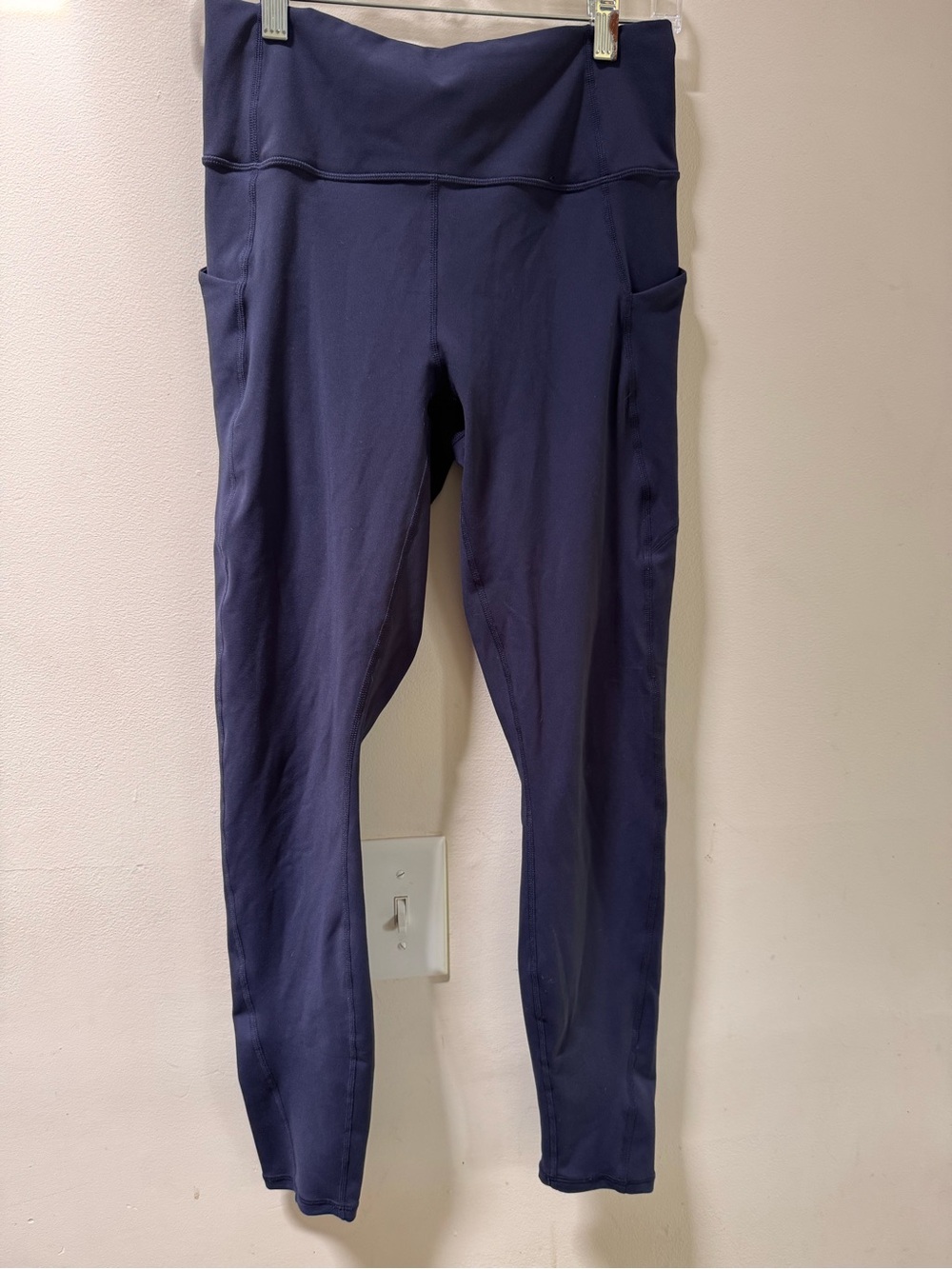 Fabletics Navy Women’s Leggings with Side Pockets